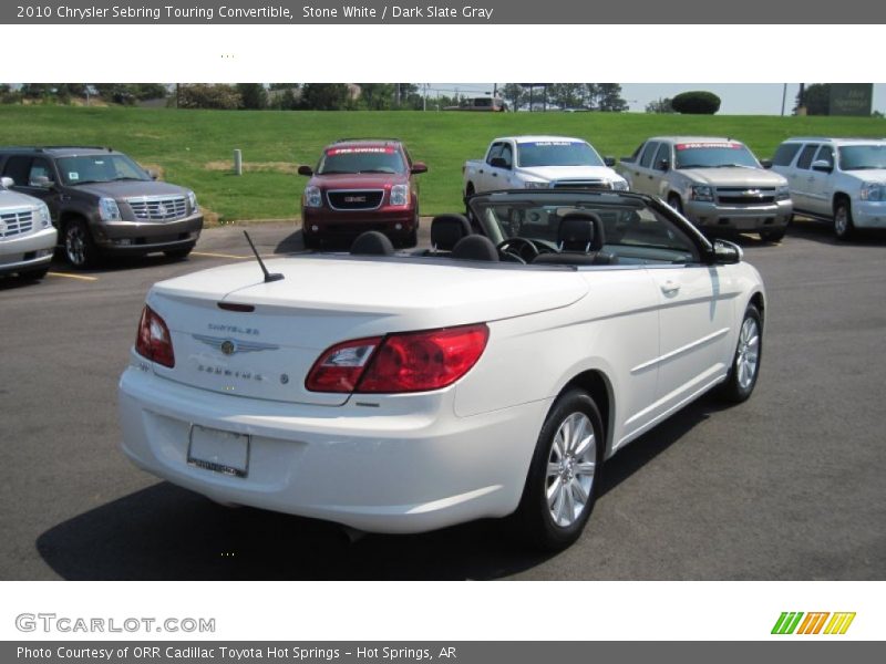 Stone White / Dark Slate Gray 2010 Chrysler Sebring Touring Convertible