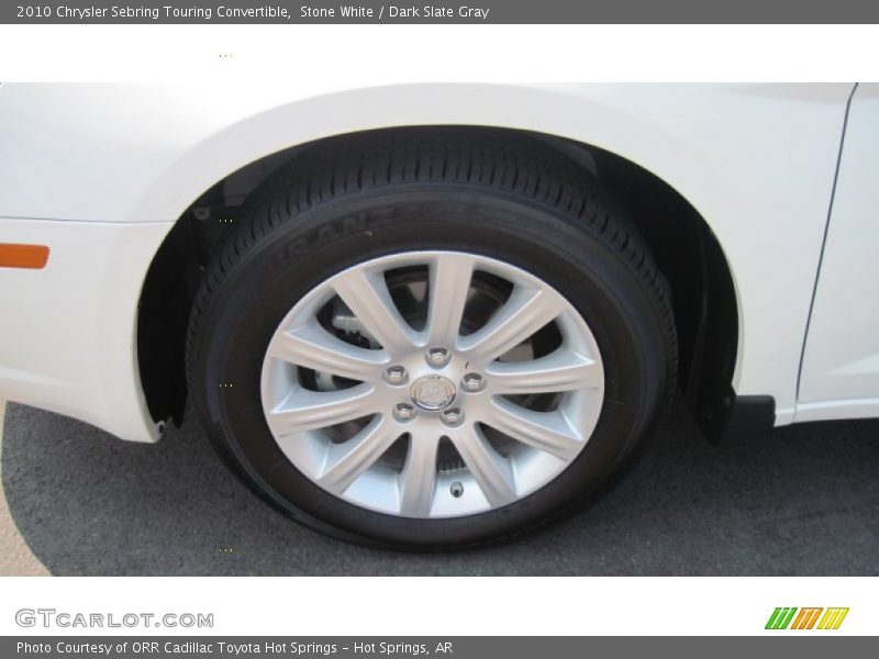 Stone White / Dark Slate Gray 2010 Chrysler Sebring Touring Convertible