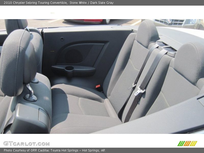 Stone White / Dark Slate Gray 2010 Chrysler Sebring Touring Convertible
