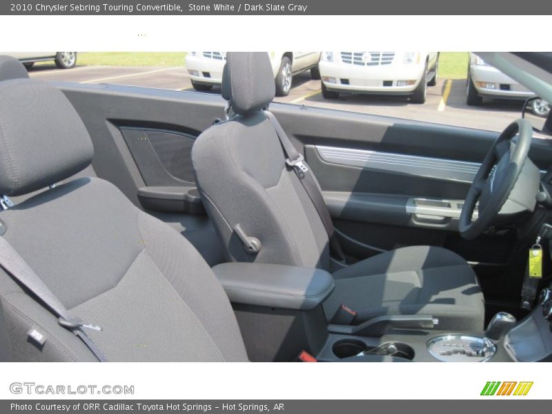 Stone White / Dark Slate Gray 2010 Chrysler Sebring Touring Convertible