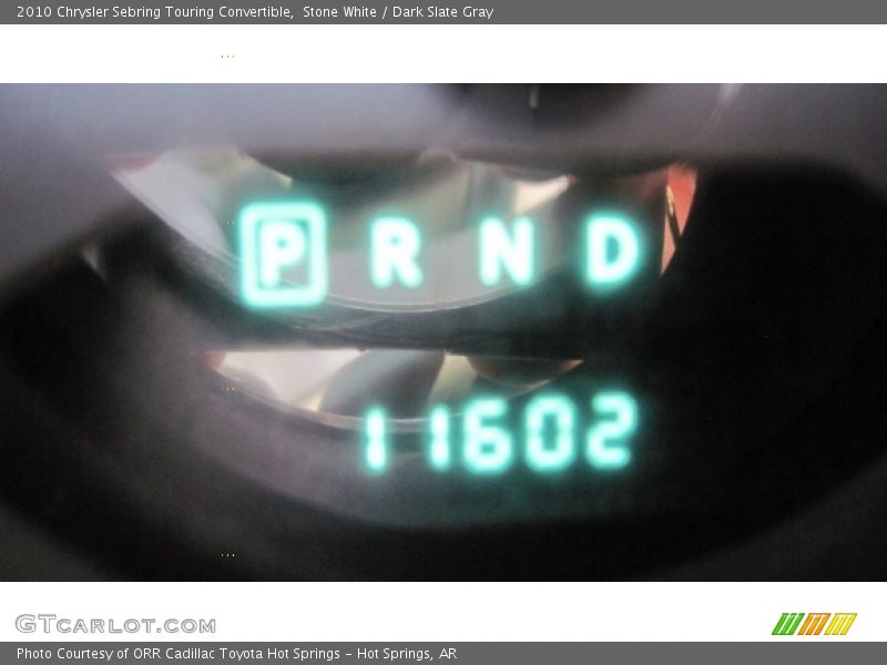 Stone White / Dark Slate Gray 2010 Chrysler Sebring Touring Convertible