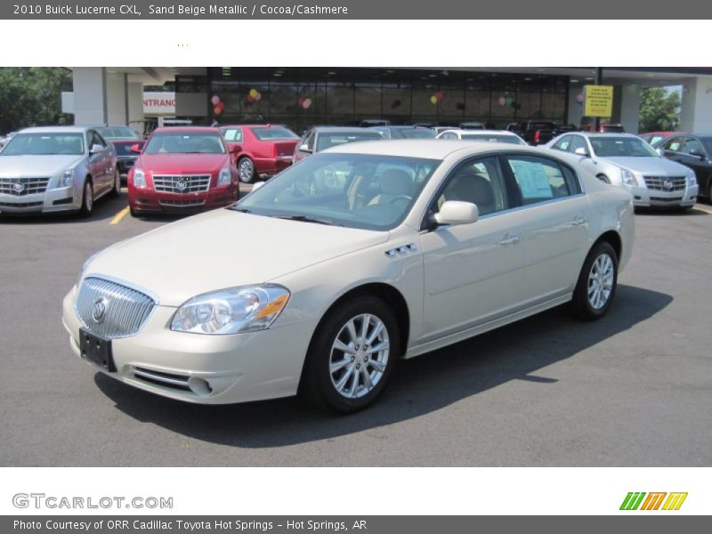 Sand Beige Metallic / Cocoa/Cashmere 2010 Buick Lucerne CXL