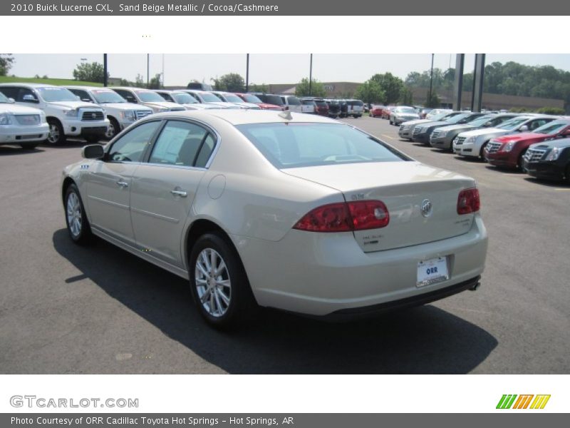 Sand Beige Metallic / Cocoa/Cashmere 2010 Buick Lucerne CXL