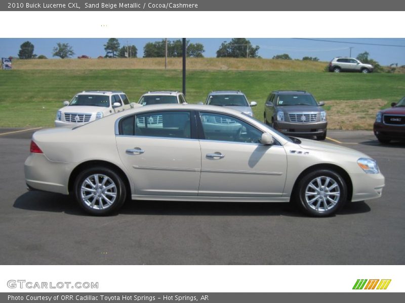 Sand Beige Metallic / Cocoa/Cashmere 2010 Buick Lucerne CXL