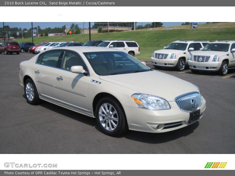 Sand Beige Metallic / Cocoa/Cashmere 2010 Buick Lucerne CXL