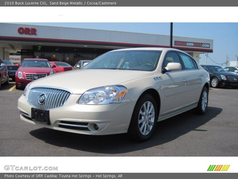 Sand Beige Metallic / Cocoa/Cashmere 2010 Buick Lucerne CXL