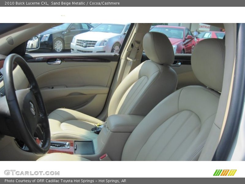 Sand Beige Metallic / Cocoa/Cashmere 2010 Buick Lucerne CXL