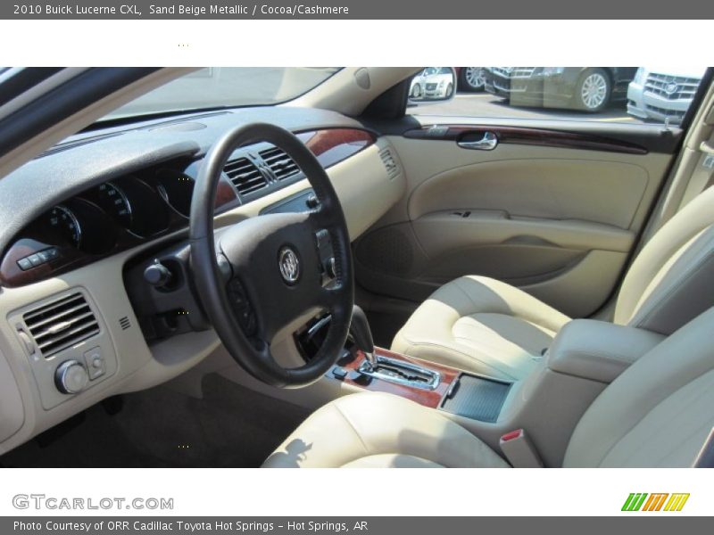 Sand Beige Metallic / Cocoa/Cashmere 2010 Buick Lucerne CXL