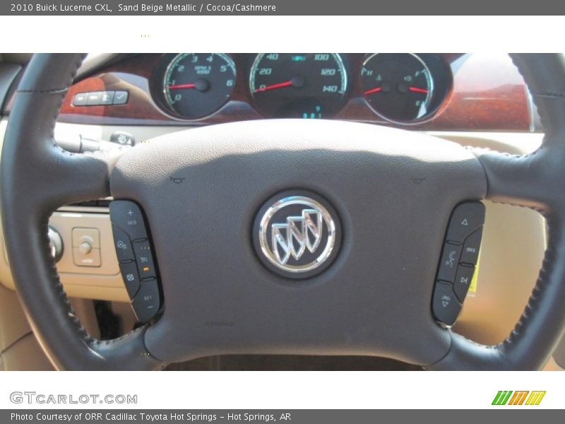 Sand Beige Metallic / Cocoa/Cashmere 2010 Buick Lucerne CXL