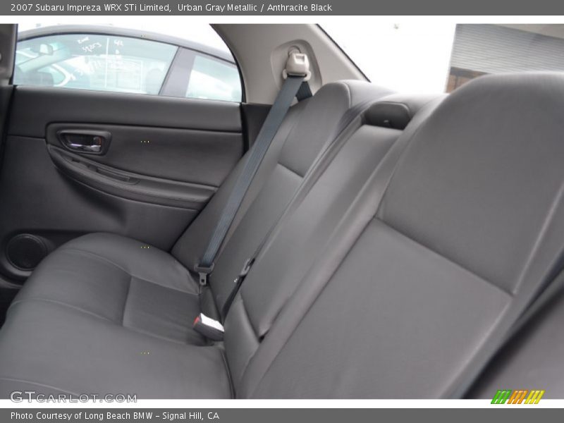  2007 Impreza WRX STi Limited Anthracite Black Interior