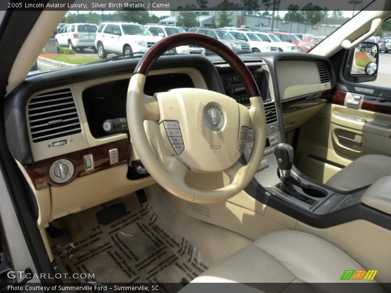 Silver Birch Metallic / Camel 2005 Lincoln Aviator Luxury