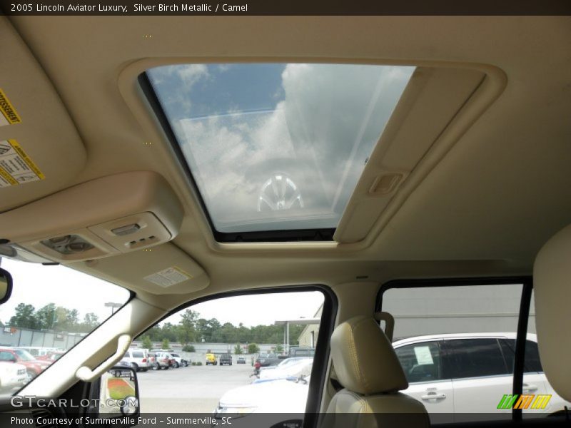 Silver Birch Metallic / Camel 2005 Lincoln Aviator Luxury