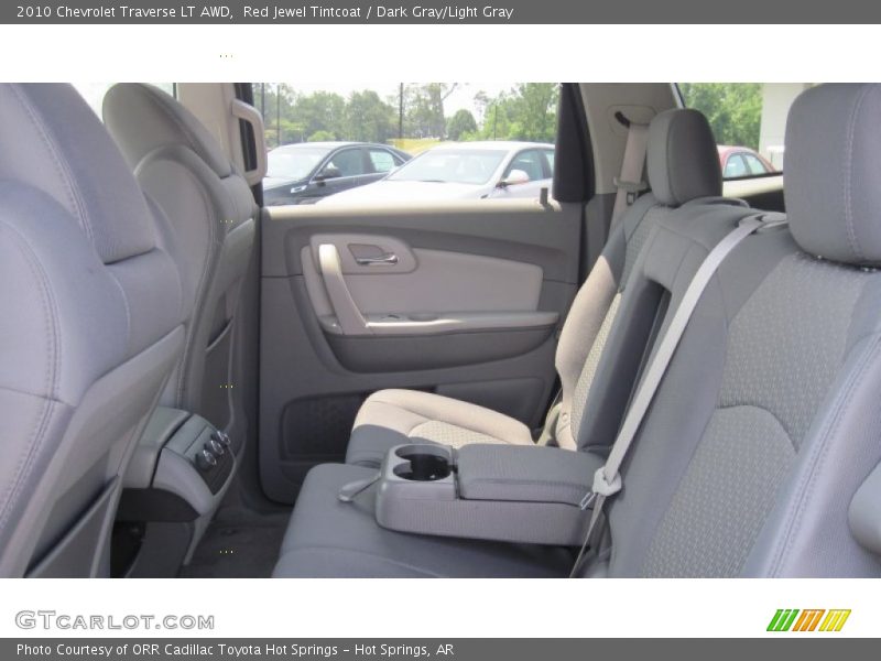 Red Jewel Tintcoat / Dark Gray/Light Gray 2010 Chevrolet Traverse LT AWD