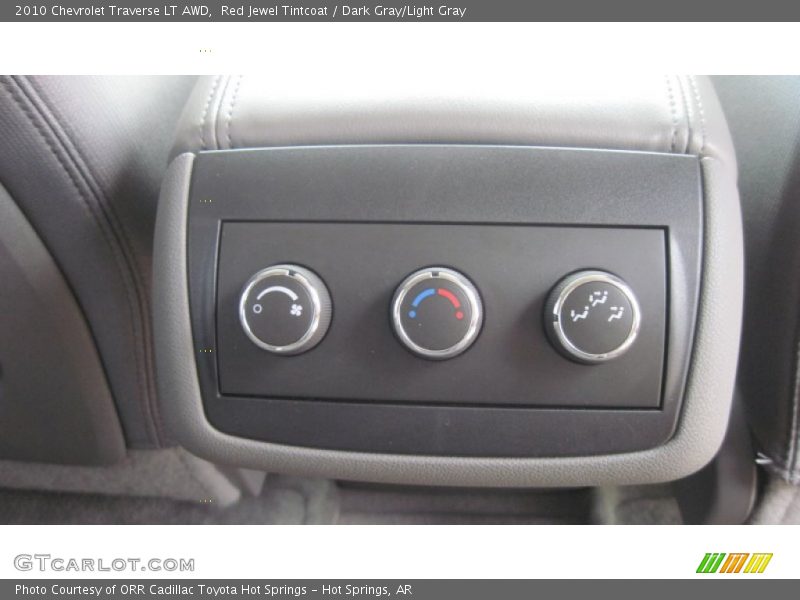 Red Jewel Tintcoat / Dark Gray/Light Gray 2010 Chevrolet Traverse LT AWD