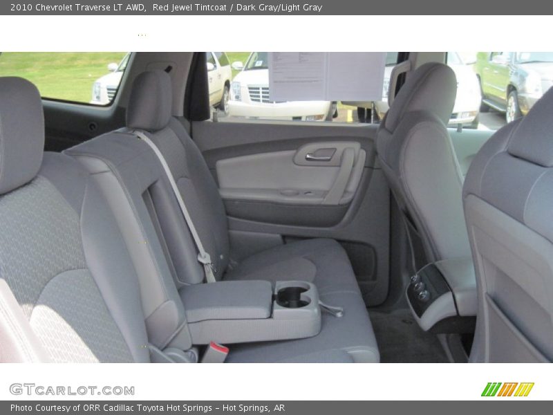 Red Jewel Tintcoat / Dark Gray/Light Gray 2010 Chevrolet Traverse LT AWD