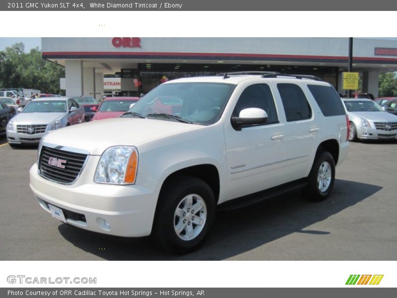 White Diamond Tintcoat / Ebony 2011 GMC Yukon SLT 4x4