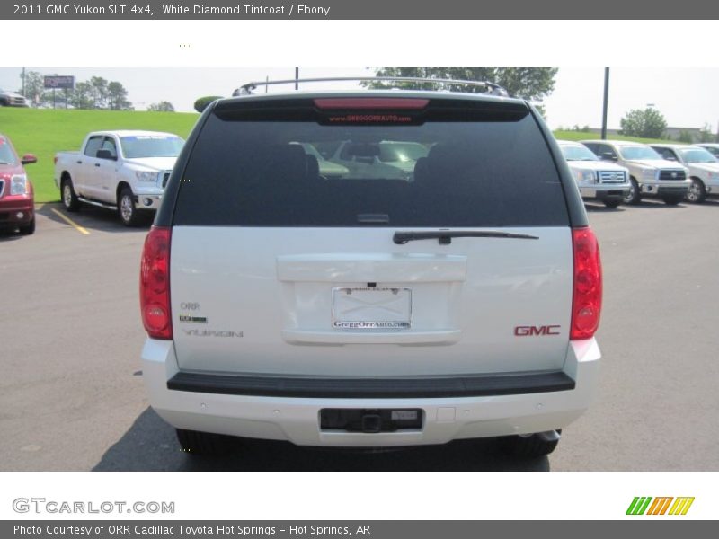White Diamond Tintcoat / Ebony 2011 GMC Yukon SLT 4x4