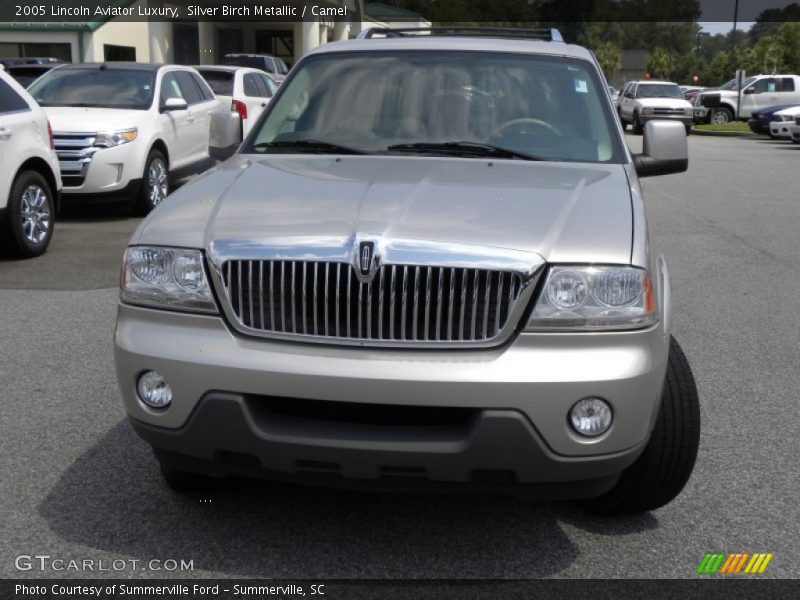 Silver Birch Metallic / Camel 2005 Lincoln Aviator Luxury