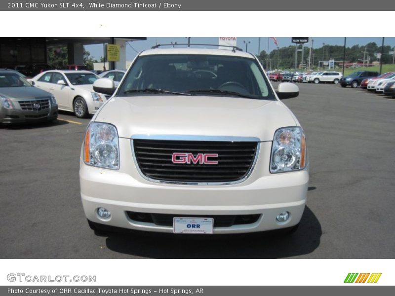 White Diamond Tintcoat / Ebony 2011 GMC Yukon SLT 4x4