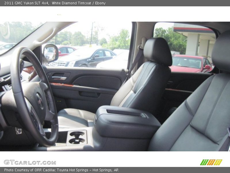 White Diamond Tintcoat / Ebony 2011 GMC Yukon SLT 4x4