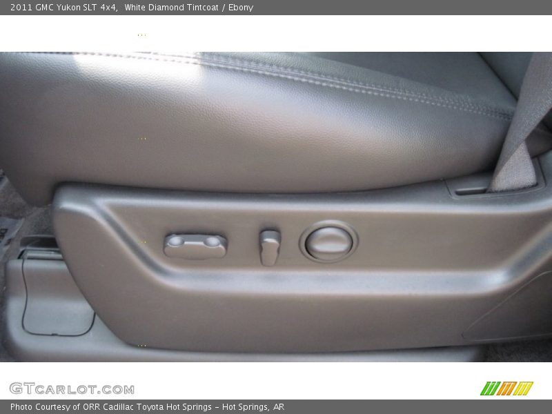 White Diamond Tintcoat / Ebony 2011 GMC Yukon SLT 4x4