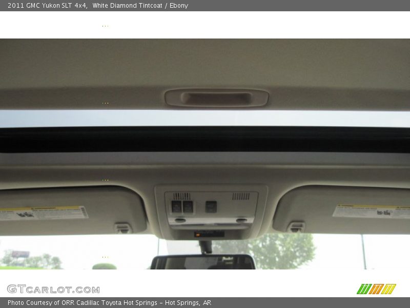 White Diamond Tintcoat / Ebony 2011 GMC Yukon SLT 4x4