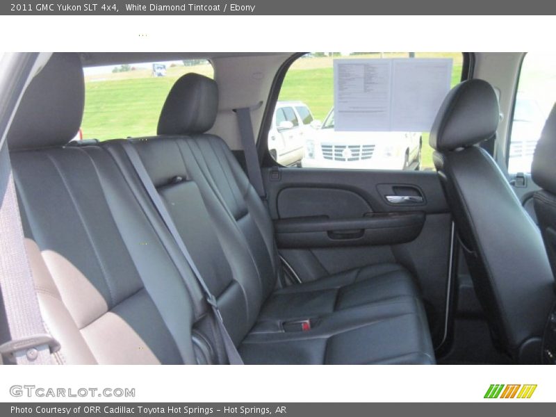White Diamond Tintcoat / Ebony 2011 GMC Yukon SLT 4x4
