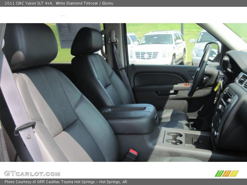 White Diamond Tintcoat / Ebony 2011 GMC Yukon SLT 4x4