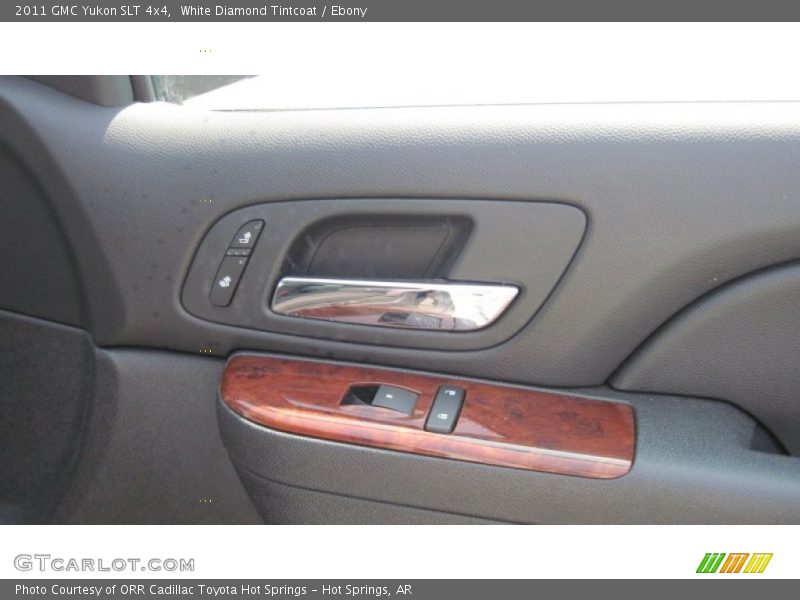 White Diamond Tintcoat / Ebony 2011 GMC Yukon SLT 4x4