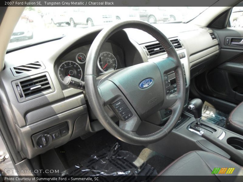 Tungsten Grey Metallic / Charcoal Black 2007 Ford Fusion SE