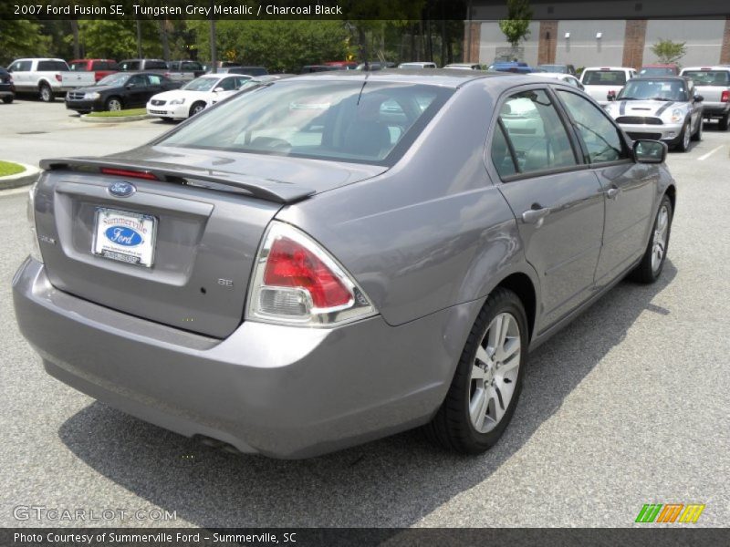 Tungsten Grey Metallic / Charcoal Black 2007 Ford Fusion SE