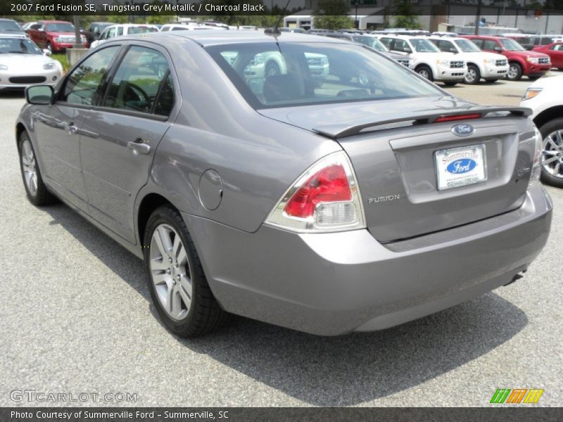 Tungsten Grey Metallic / Charcoal Black 2007 Ford Fusion SE