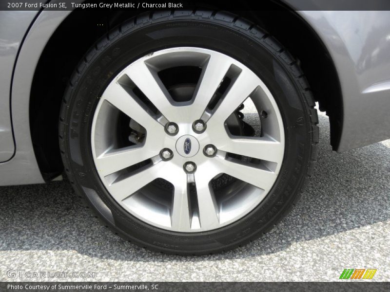Tungsten Grey Metallic / Charcoal Black 2007 Ford Fusion SE