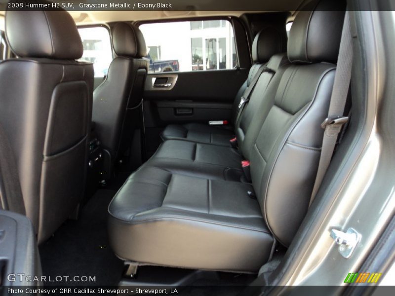 Graystone Metallic / Ebony Black 2008 Hummer H2 SUV