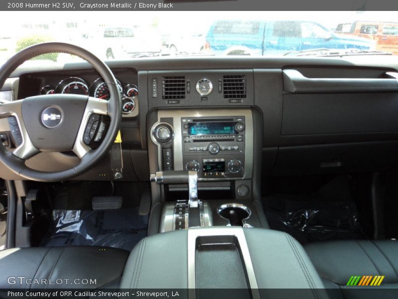 Graystone Metallic / Ebony Black 2008 Hummer H2 SUV