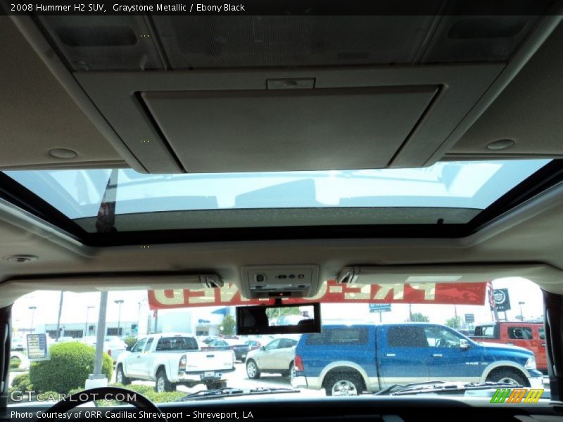 Graystone Metallic / Ebony Black 2008 Hummer H2 SUV
