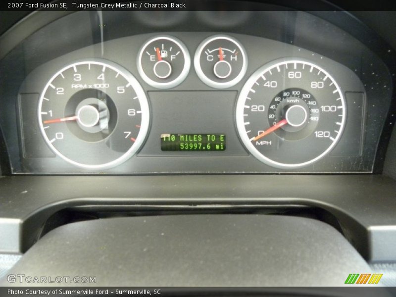 Tungsten Grey Metallic / Charcoal Black 2007 Ford Fusion SE
