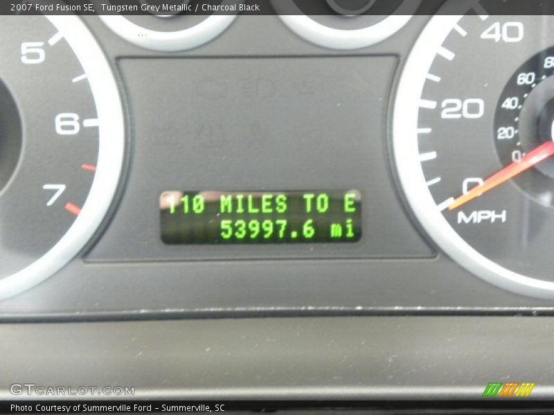 Tungsten Grey Metallic / Charcoal Black 2007 Ford Fusion SE