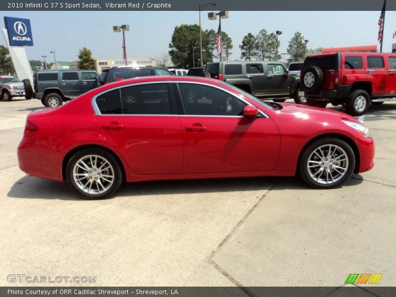 Vibrant Red / Graphite 2010 Infiniti G 37 S Sport Sedan
