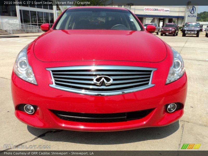 Vibrant Red / Graphite 2010 Infiniti G 37 S Sport Sedan