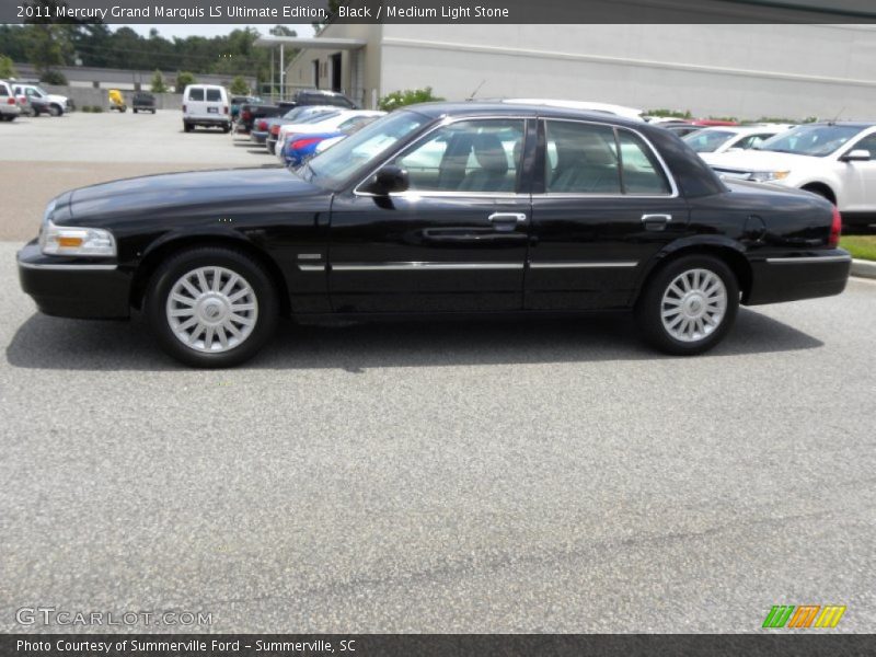 Black / Medium Light Stone 2011 Mercury Grand Marquis LS Ultimate Edition