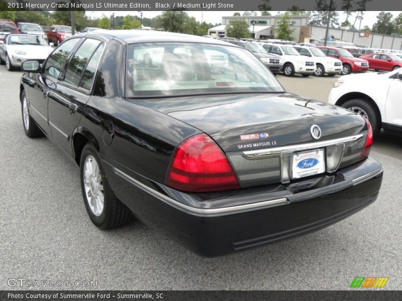 Black / Medium Light Stone 2011 Mercury Grand Marquis LS Ultimate Edition