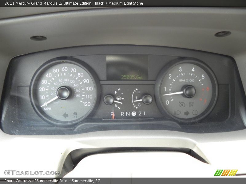  2011 Grand Marquis LS Ultimate Edition LS Ultimate Edition Gauges