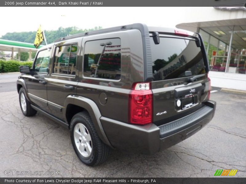 Dark Khaki Pearl / Khaki 2006 Jeep Commander 4x4