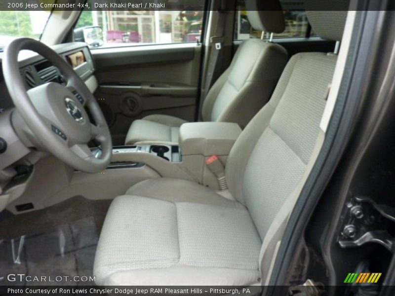 Dark Khaki Pearl / Khaki 2006 Jeep Commander 4x4