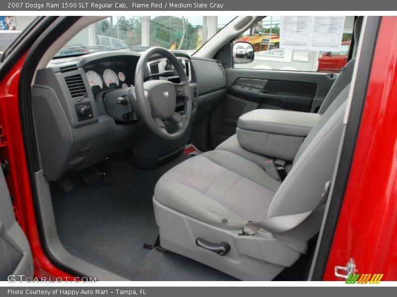  2007 Ram 1500 SLT Regular Cab Medium Slate Gray Interior