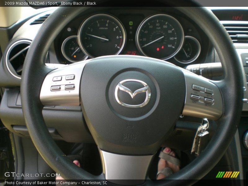 Ebony Black / Black 2009 Mazda MAZDA6 i Sport