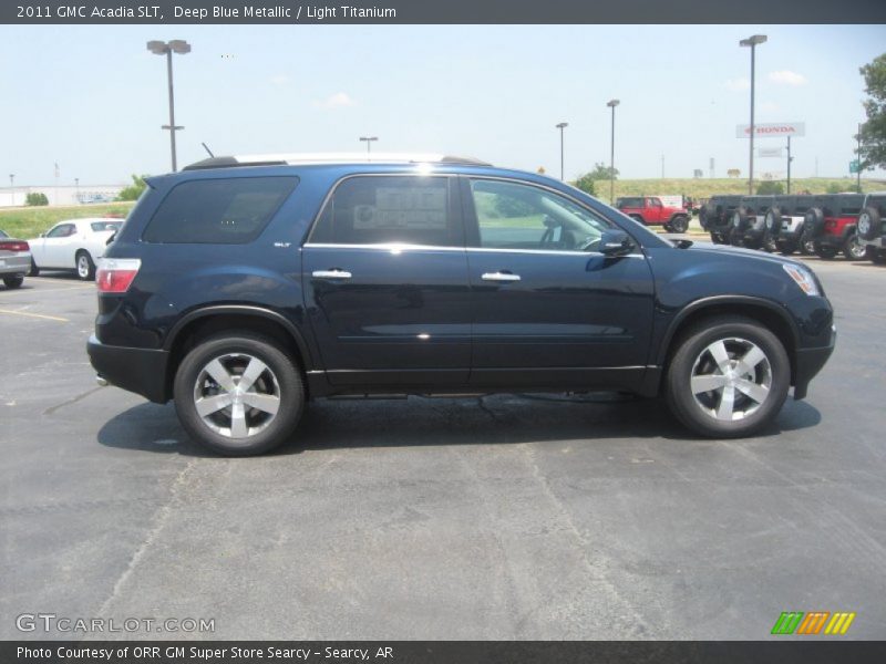 Deep Blue Metallic / Light Titanium 2011 GMC Acadia SLT