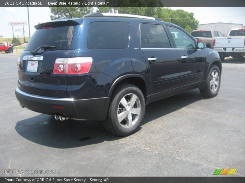 Deep Blue Metallic / Light Titanium 2011 GMC Acadia SLT