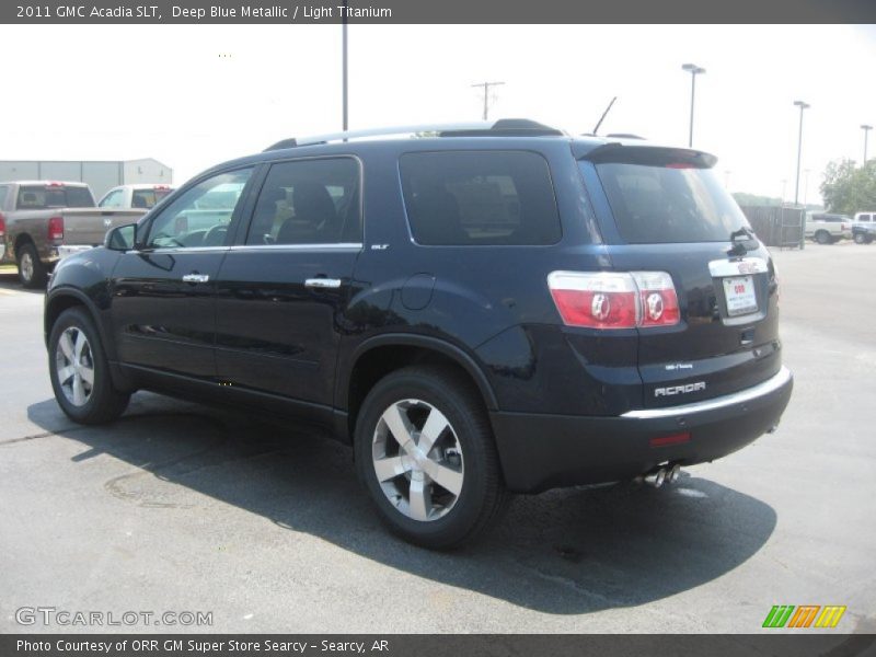 Deep Blue Metallic / Light Titanium 2011 GMC Acadia SLT